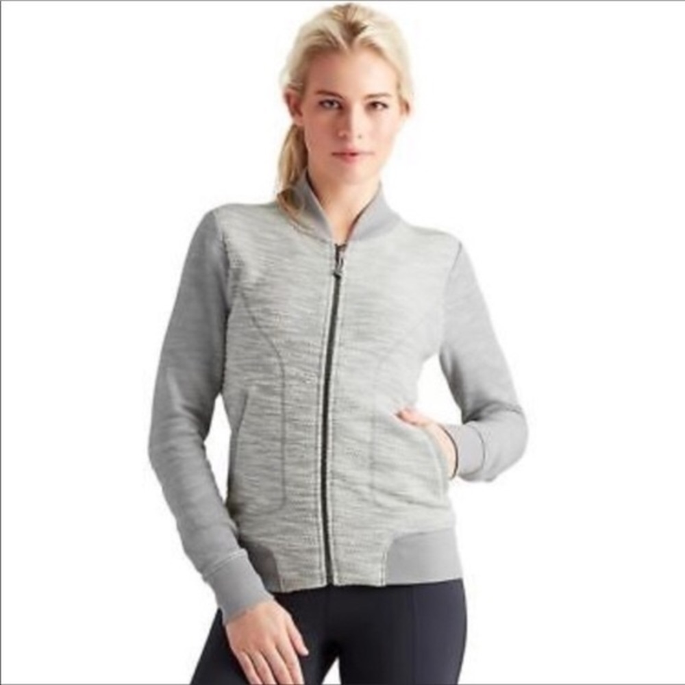 Athleta Bombastic Jacket Gray Large